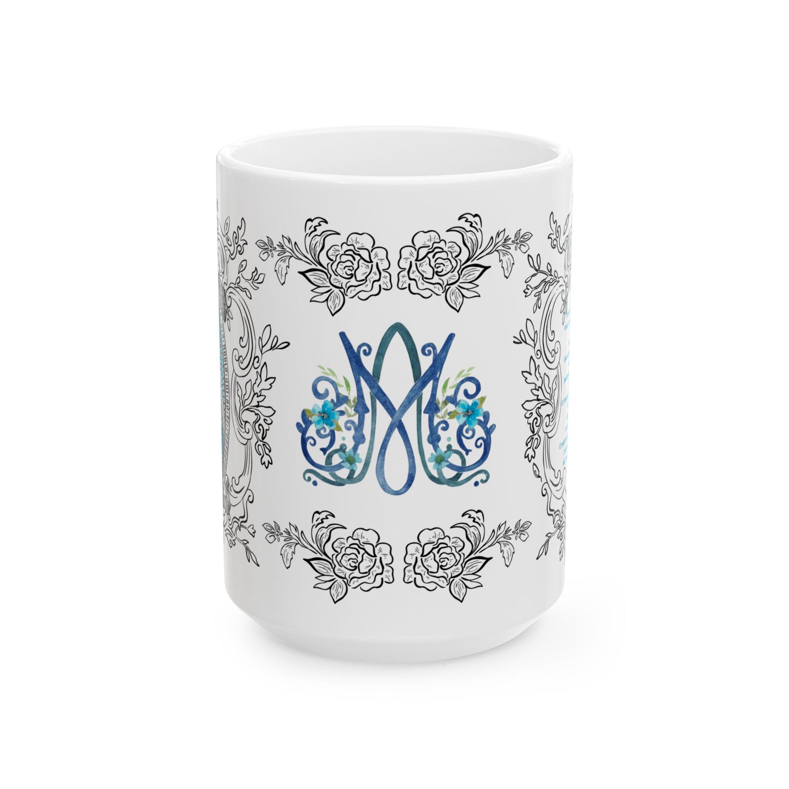 Ave Maria Ceramic Prayer Mug