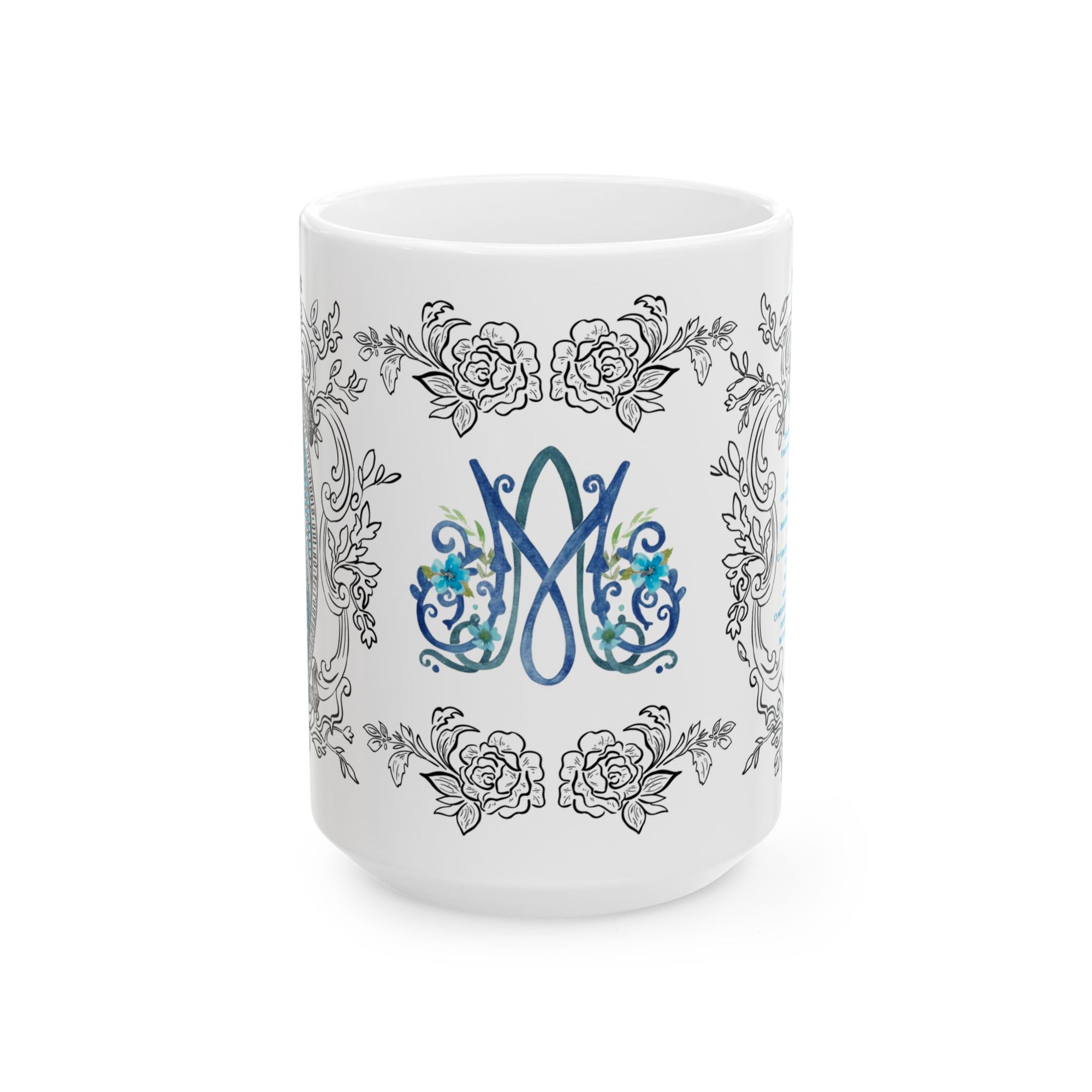 Ave Maria Ceramic Prayer Mug