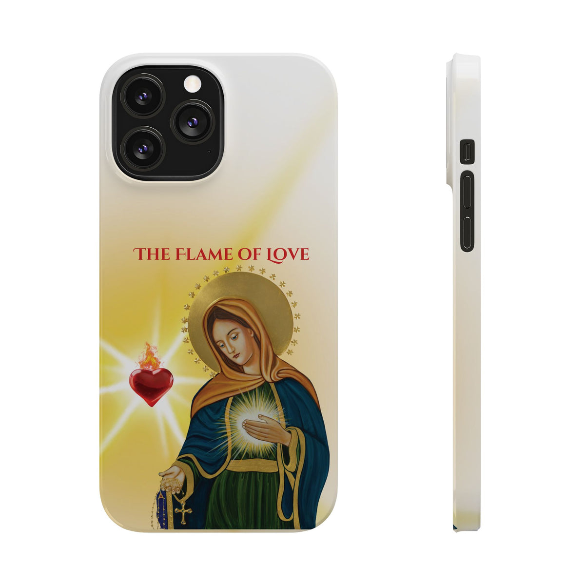 Flame of Love Slim Phone Case