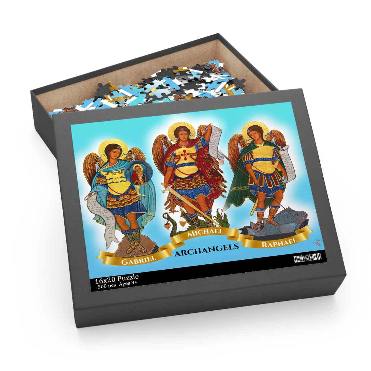The Archangels Puzzle - Michael, Gabriel &amp; Raphael (120, 252, 500-Piece)