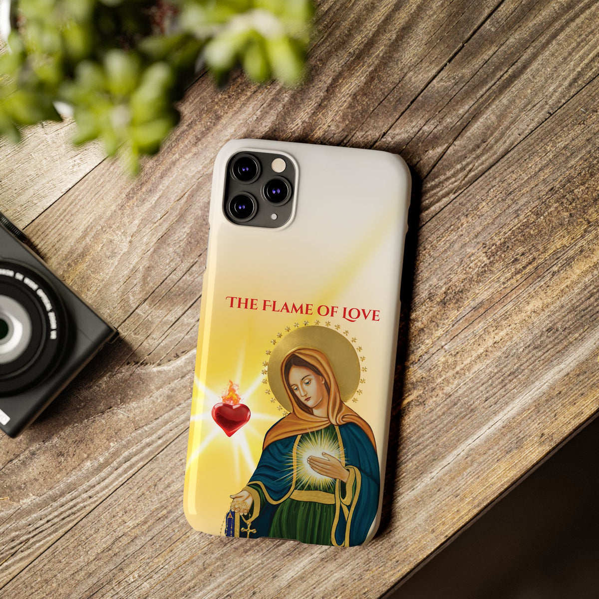 Flame of Love Slim Phone Case