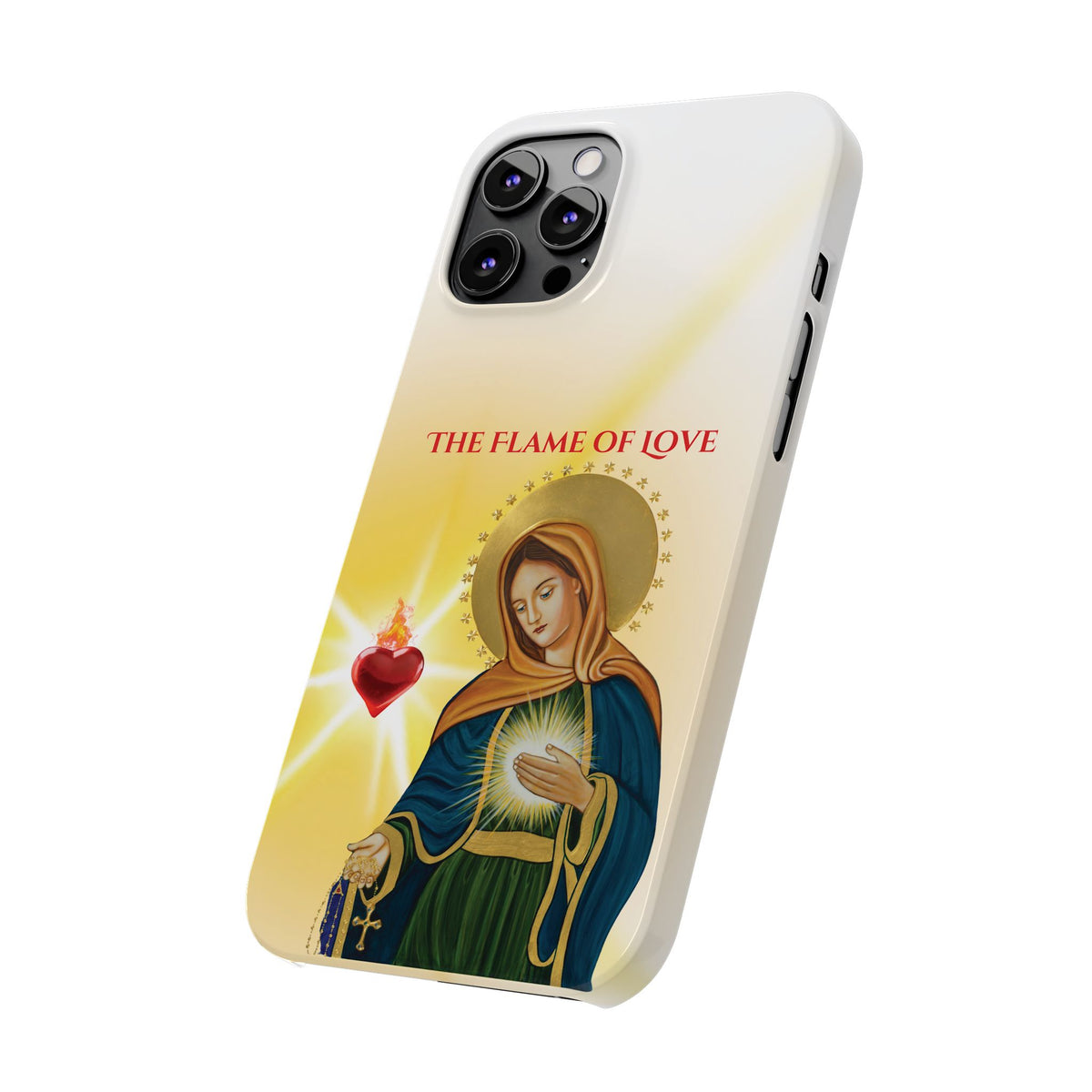 Flame of Love Slim Phone Case