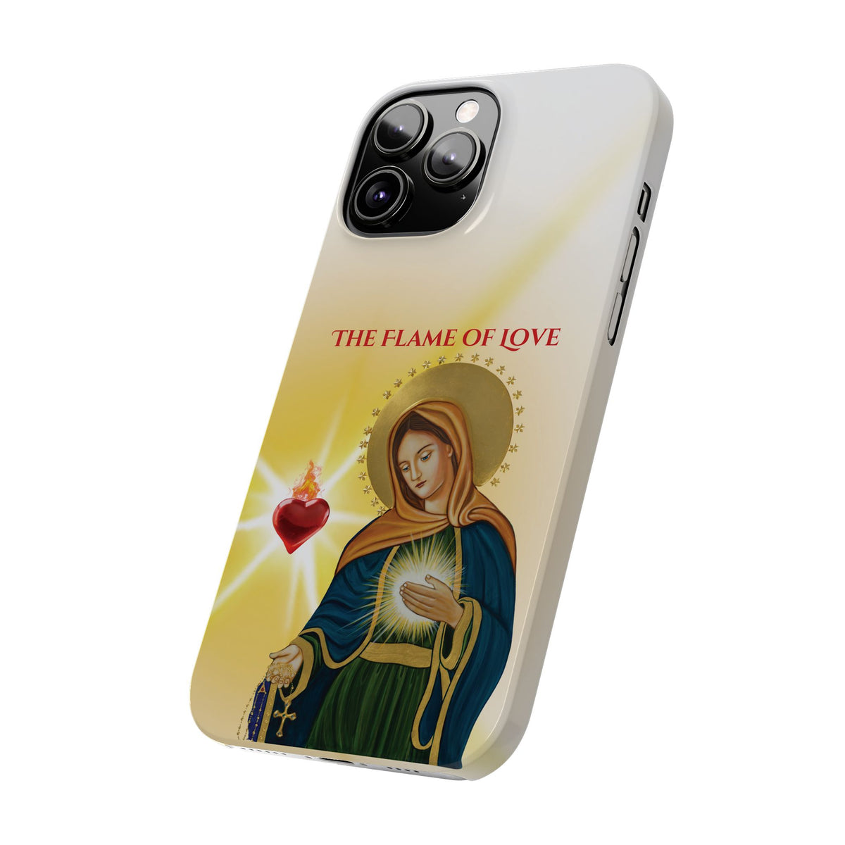 Flame of Love Slim Phone Case