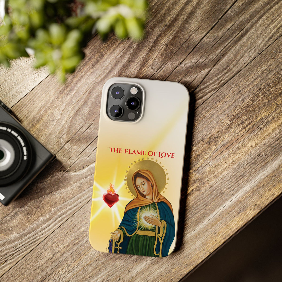 Flame of Love Slim Phone Case