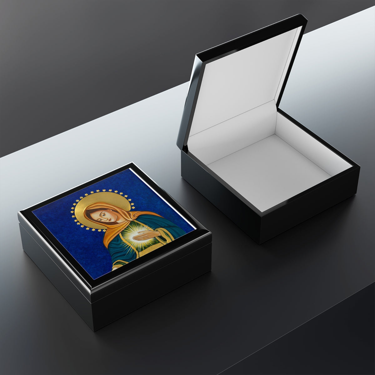 Flame of Love Rosary Box