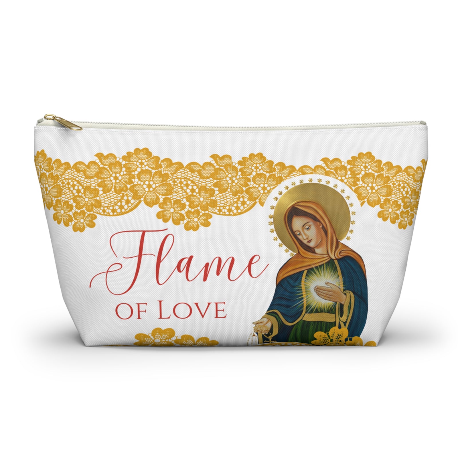 Flame of Love Adoration and Chapel Veil Pouch