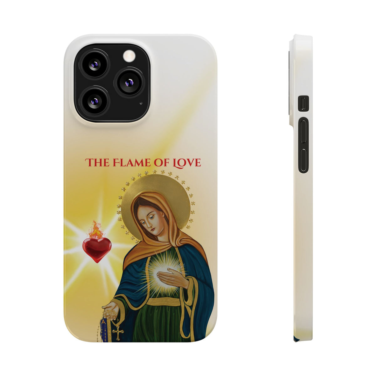 Flame of Love Slim Phone Case