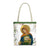 Flame of Love Tote Bag (Green Floral) 16"x16"