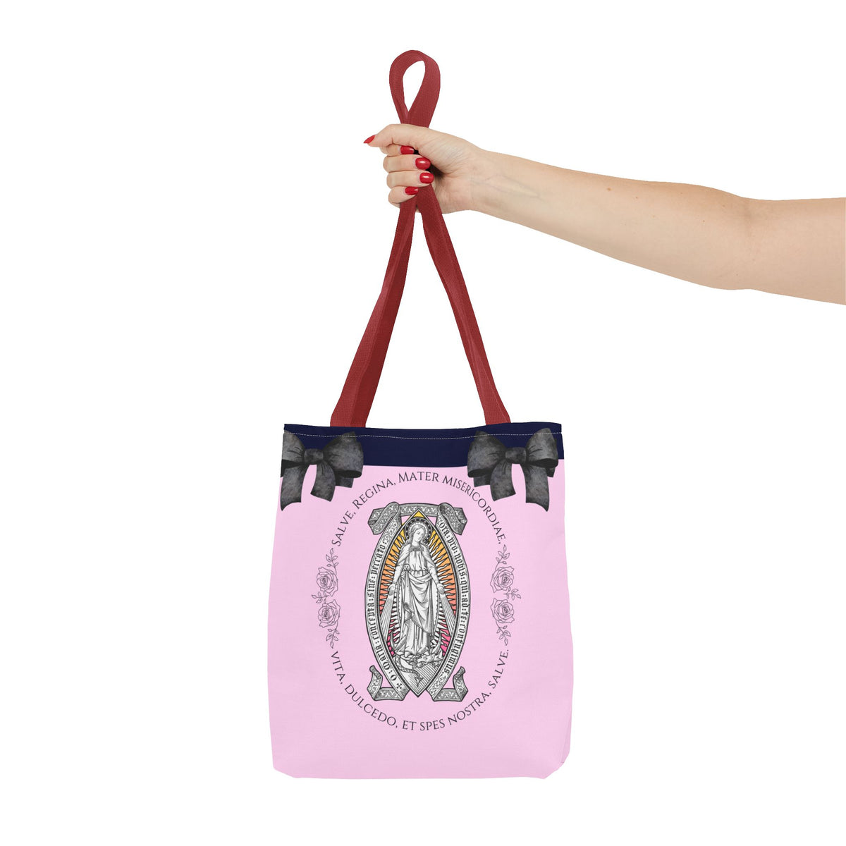 Blessed Mother Tote Bag - Pink