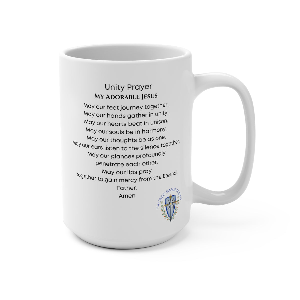 Flame of Love Unity Prayer Mug 15oz