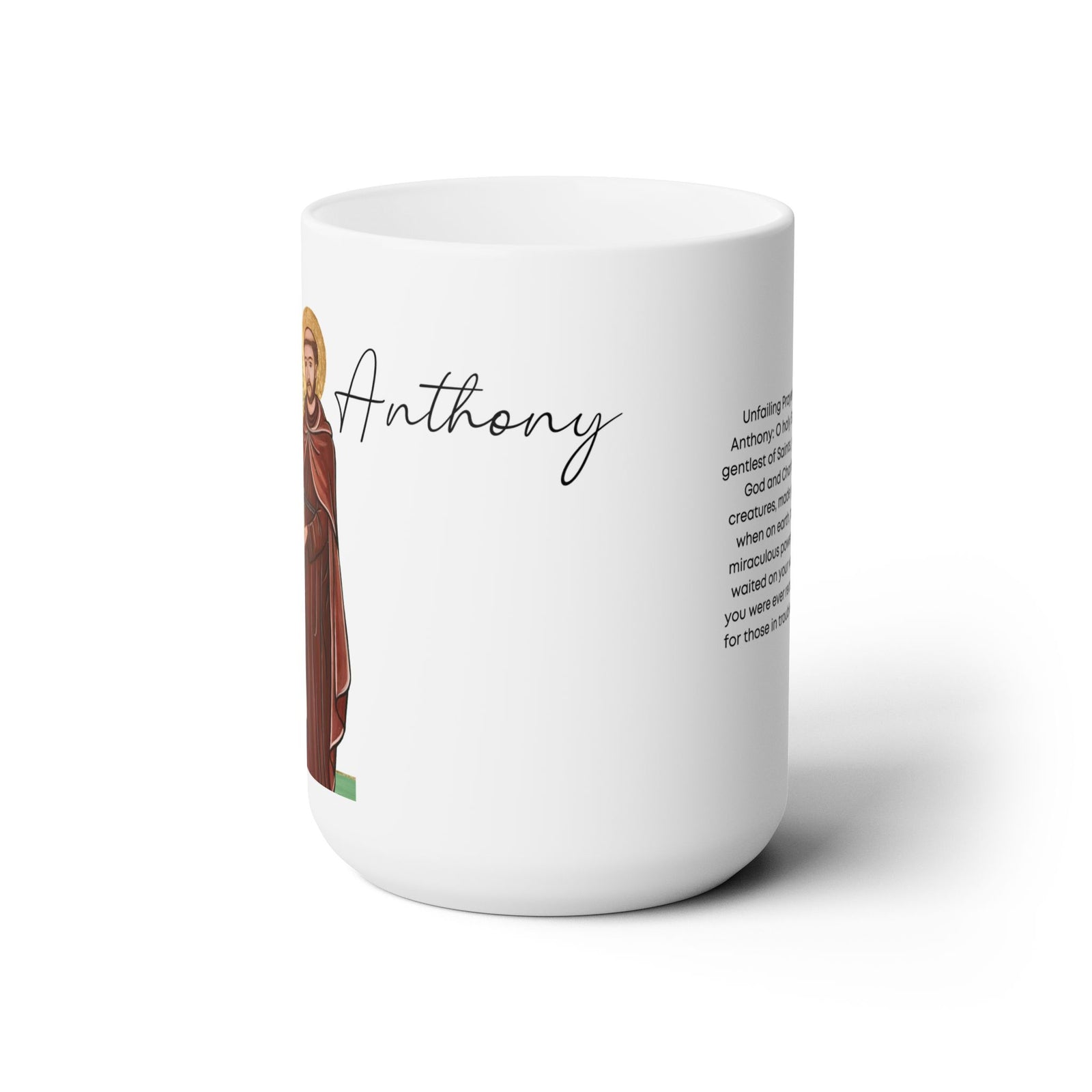 Saint Anthony Prayer Mug 15oz