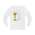 Flame of Love & Sacred Heart Long Sleeve Unisex  Tee