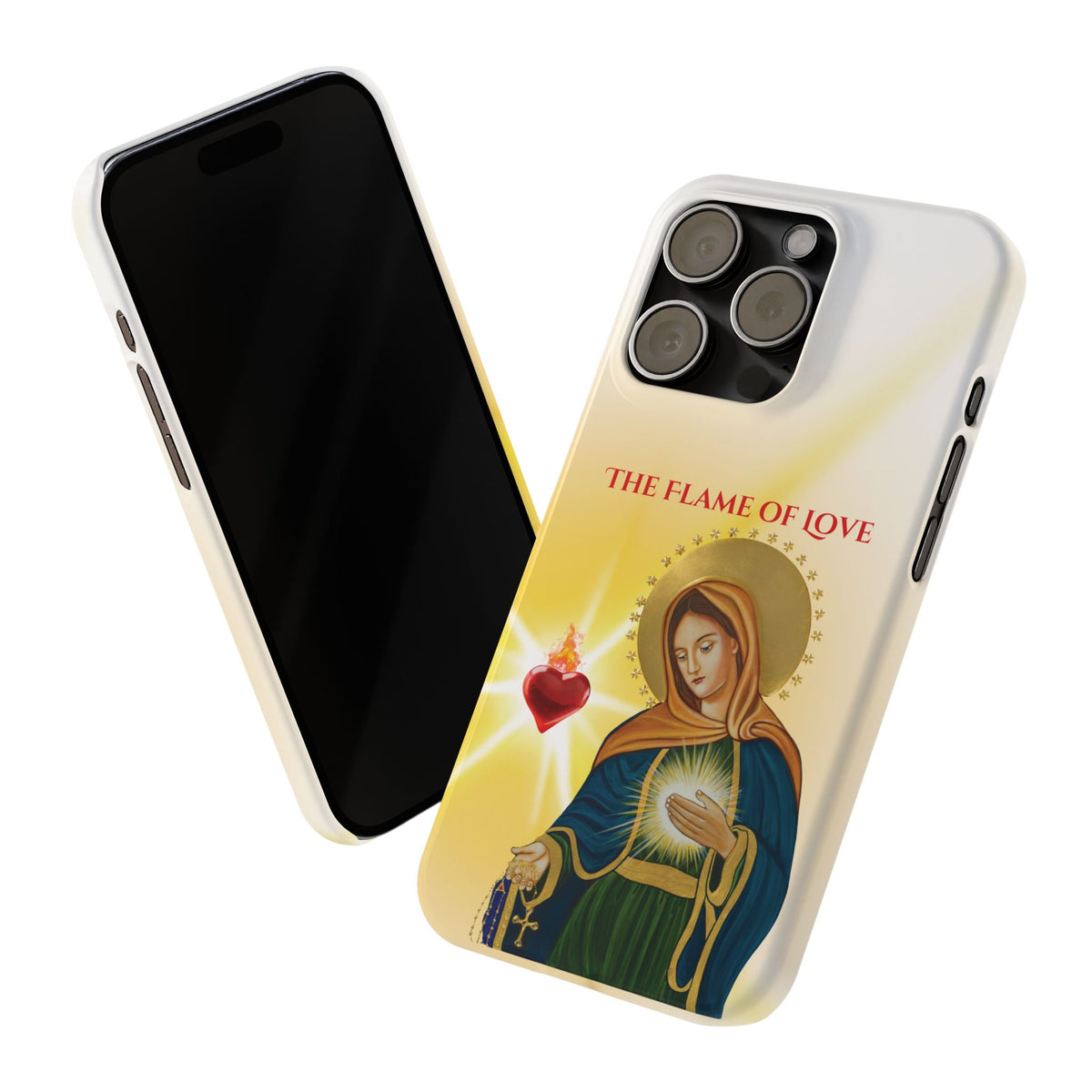 Flame of Love Slim Phone Case
