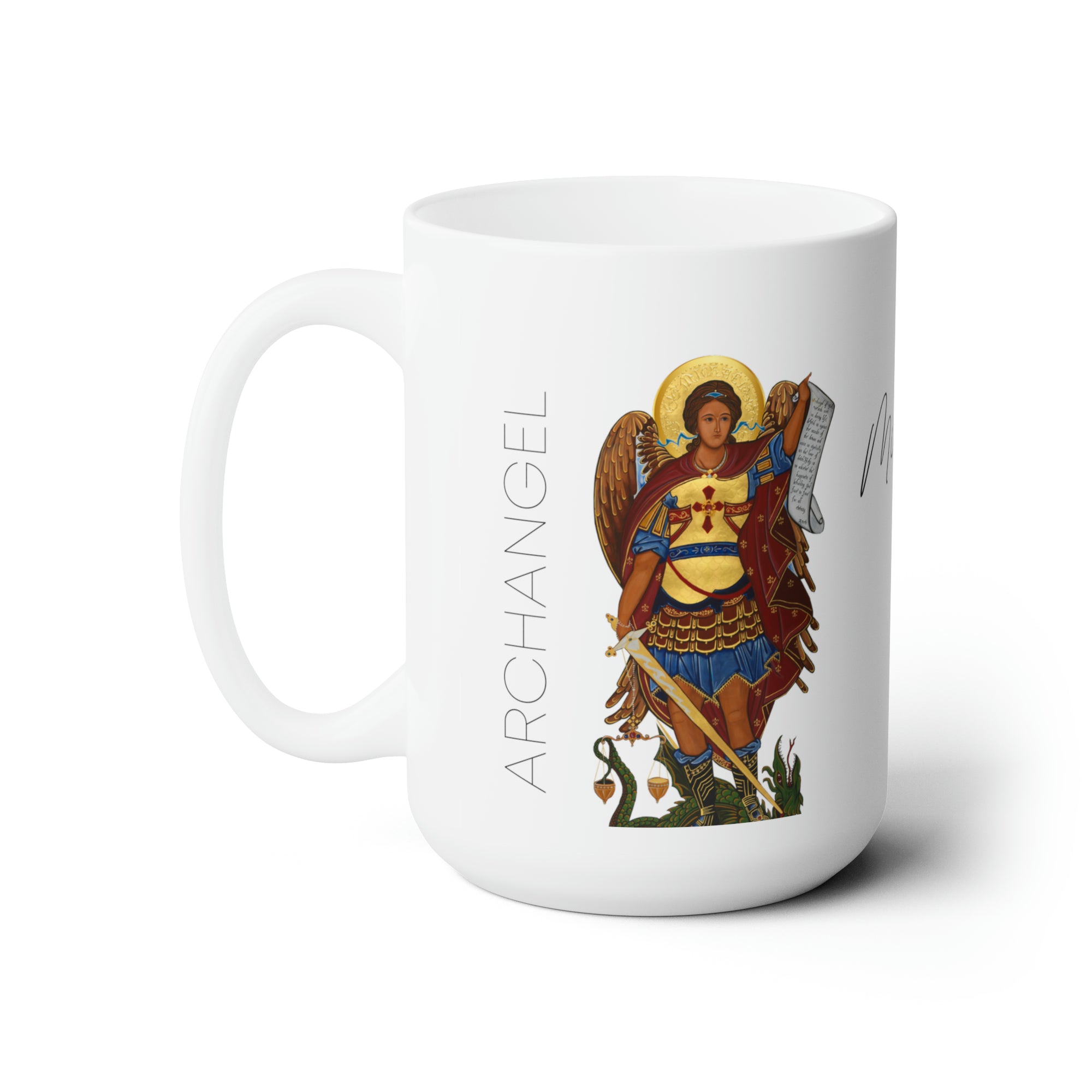Saint Michael the Archangel Prayer Mug 15oz