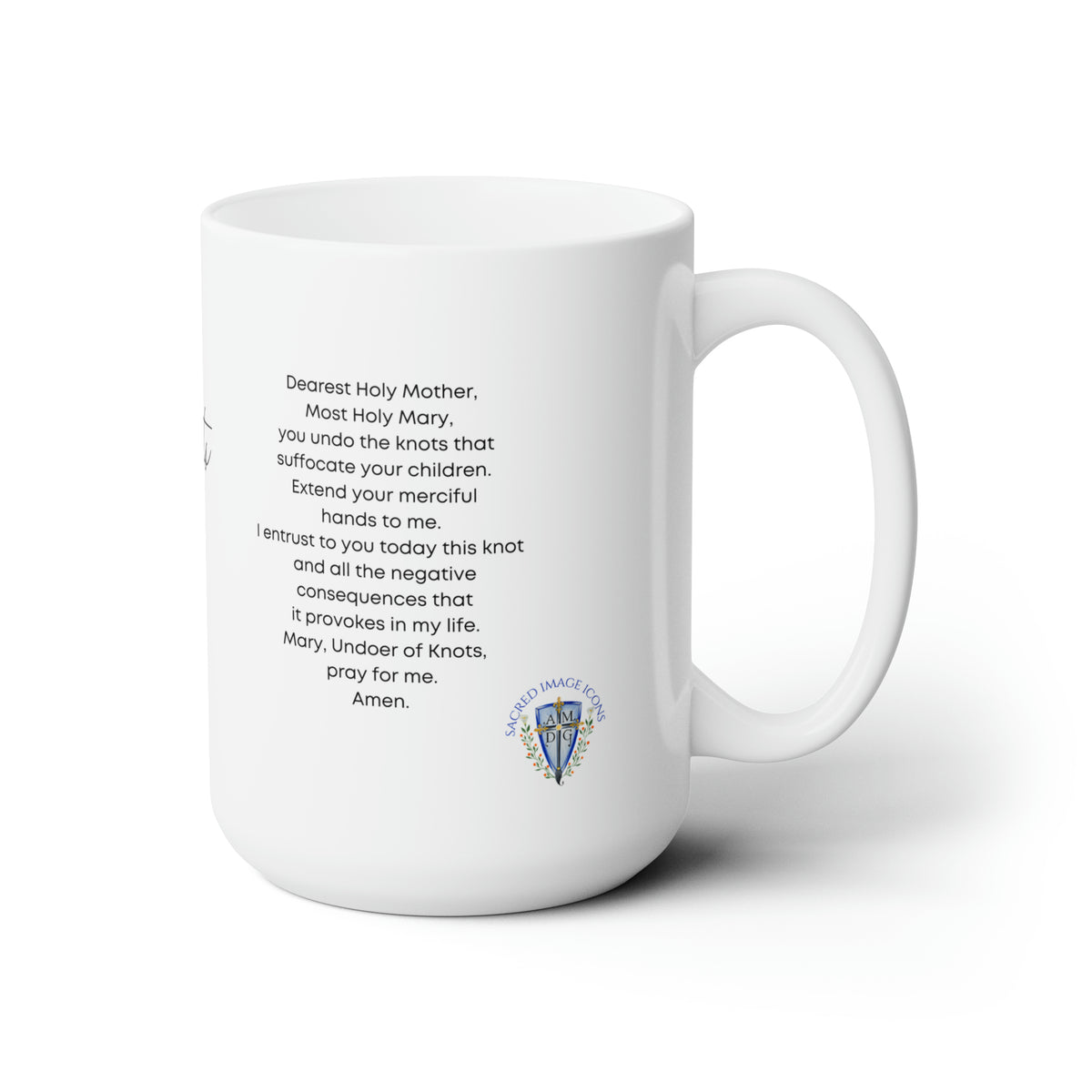 Our Lady Undoer of Knots 15oz Mug