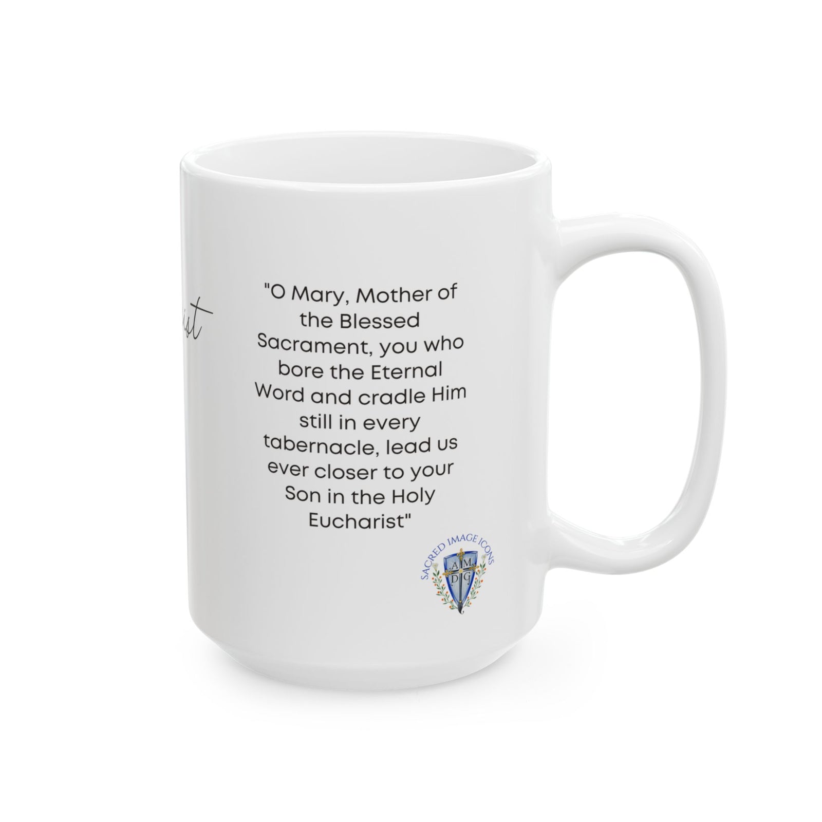 Our Lady of the Eucharist Ceramic Mug