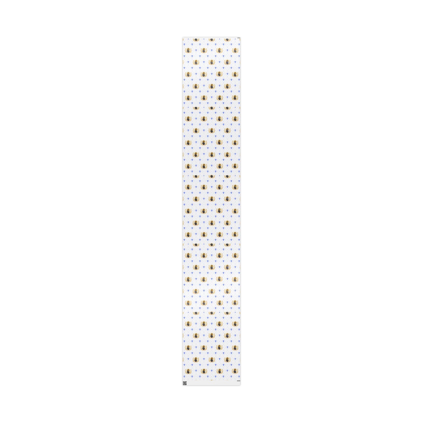 Gift Wrapping Paper - St. Joan of Arc Blue & Gold - Roll