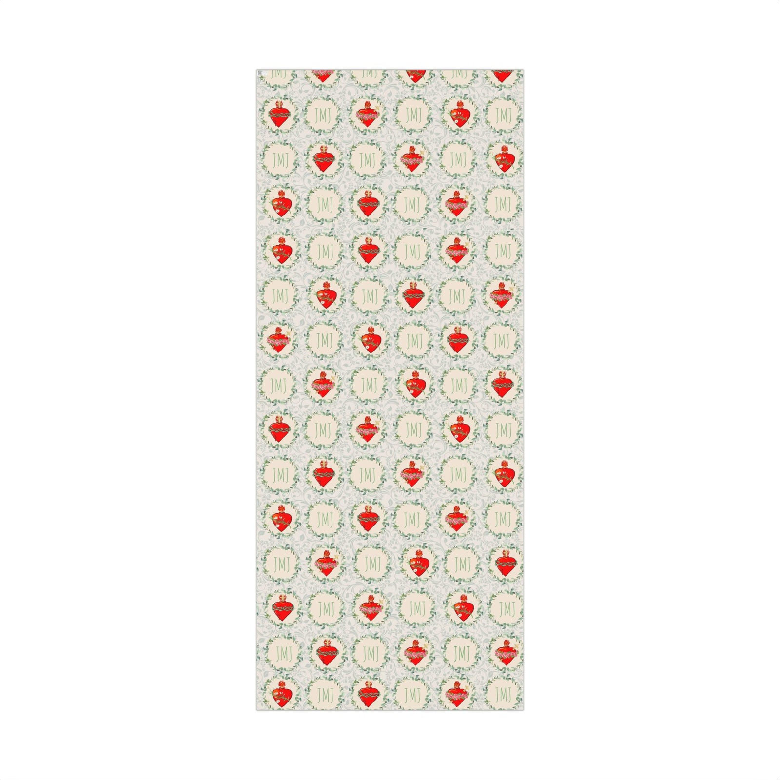 Gift Wrapping Paper - J.M.J. Sacred, Chaste and Immaculate Hearts - Roll
