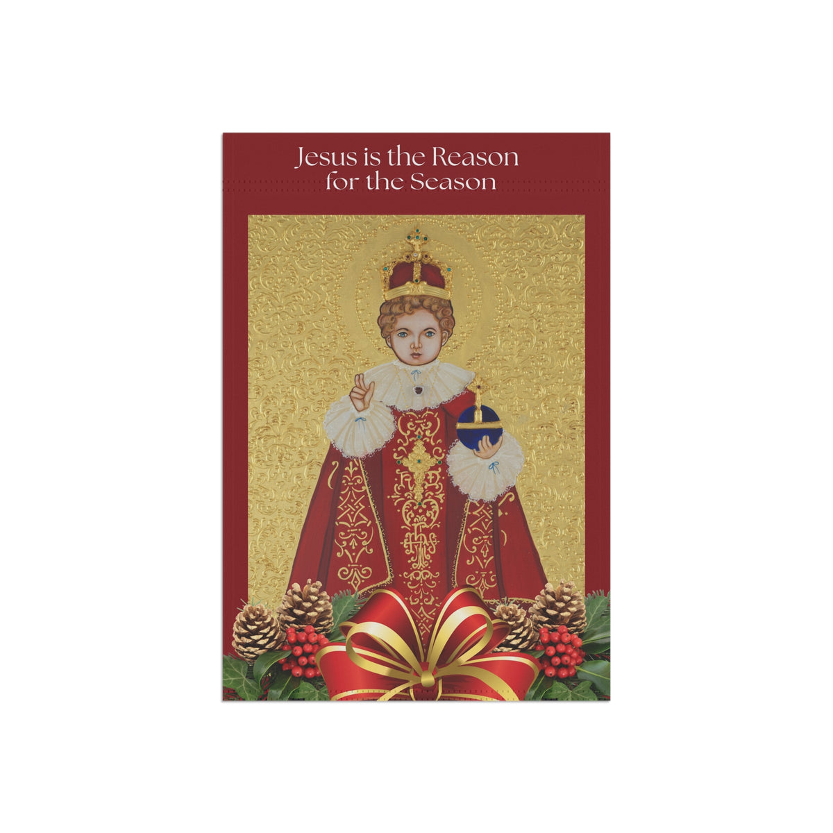 Jesus is the Reason for the Season Christmas Garden Flag