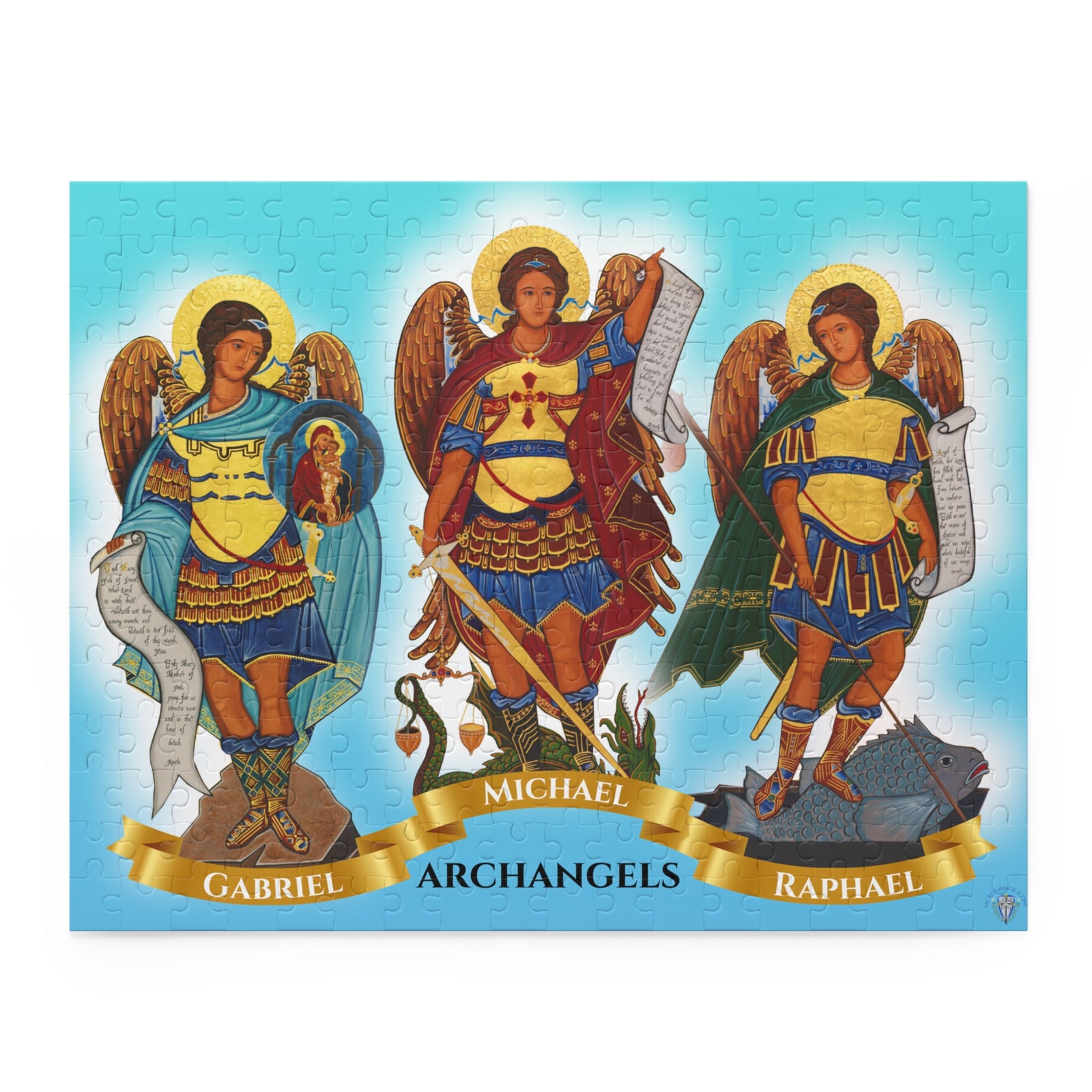 The Archangels Puzzle - Michael, Gabriel & Raphael (120, 252, 500-Piece)