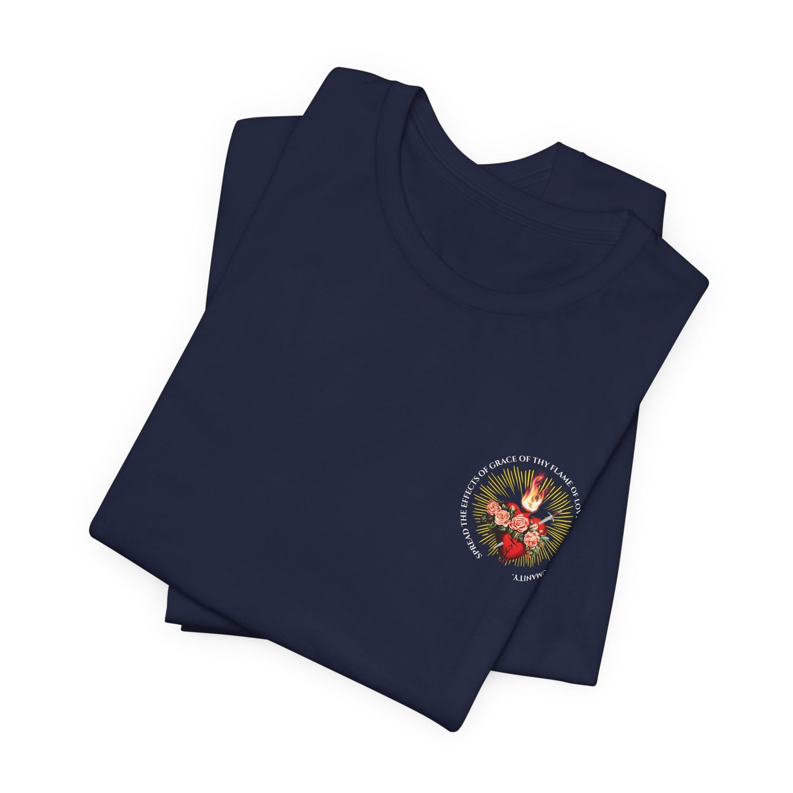 Flame of Love with Unity Prayer & Chalice - Short Sleeve Tee