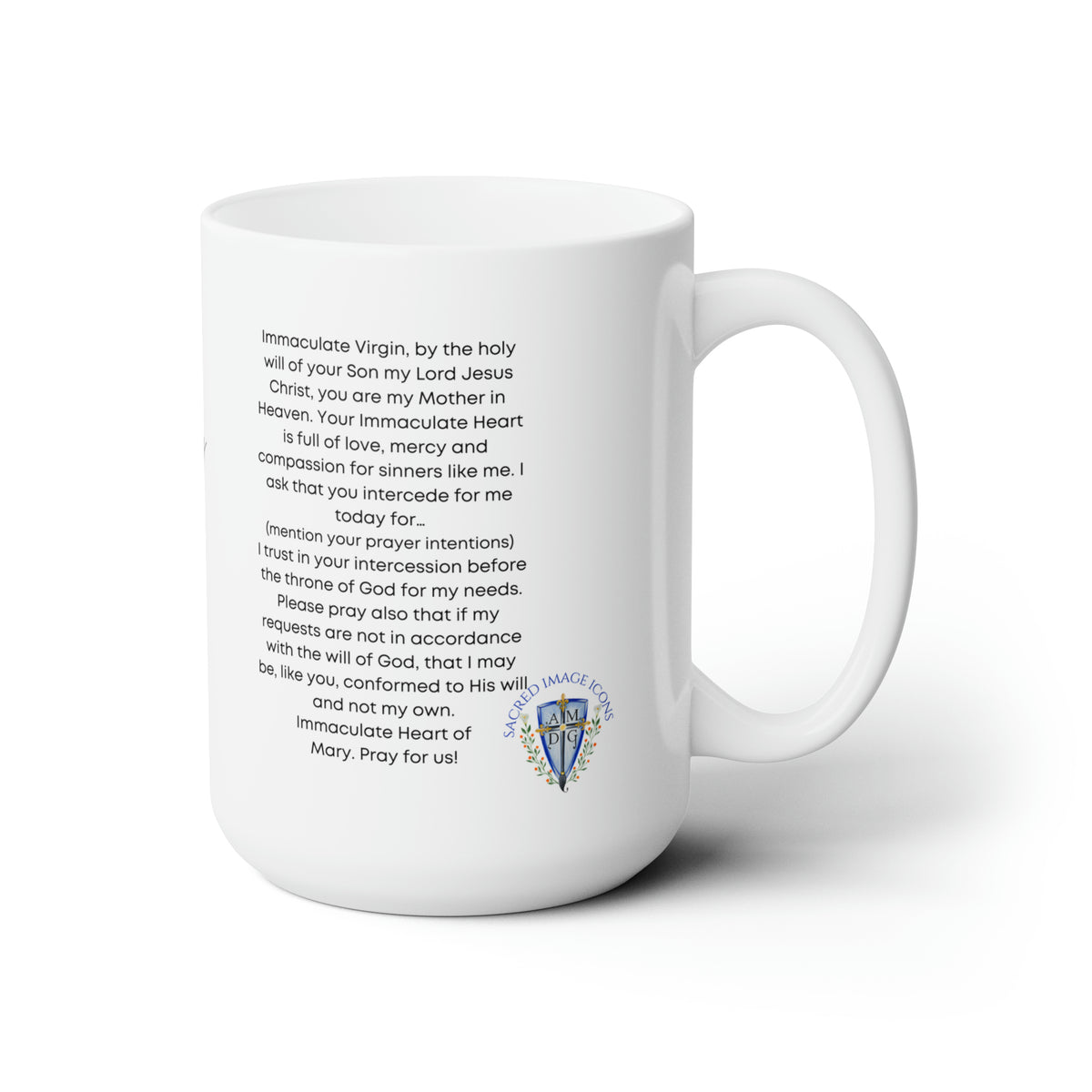 Immaculate Heart of Mary 15oz Ceramic Mug