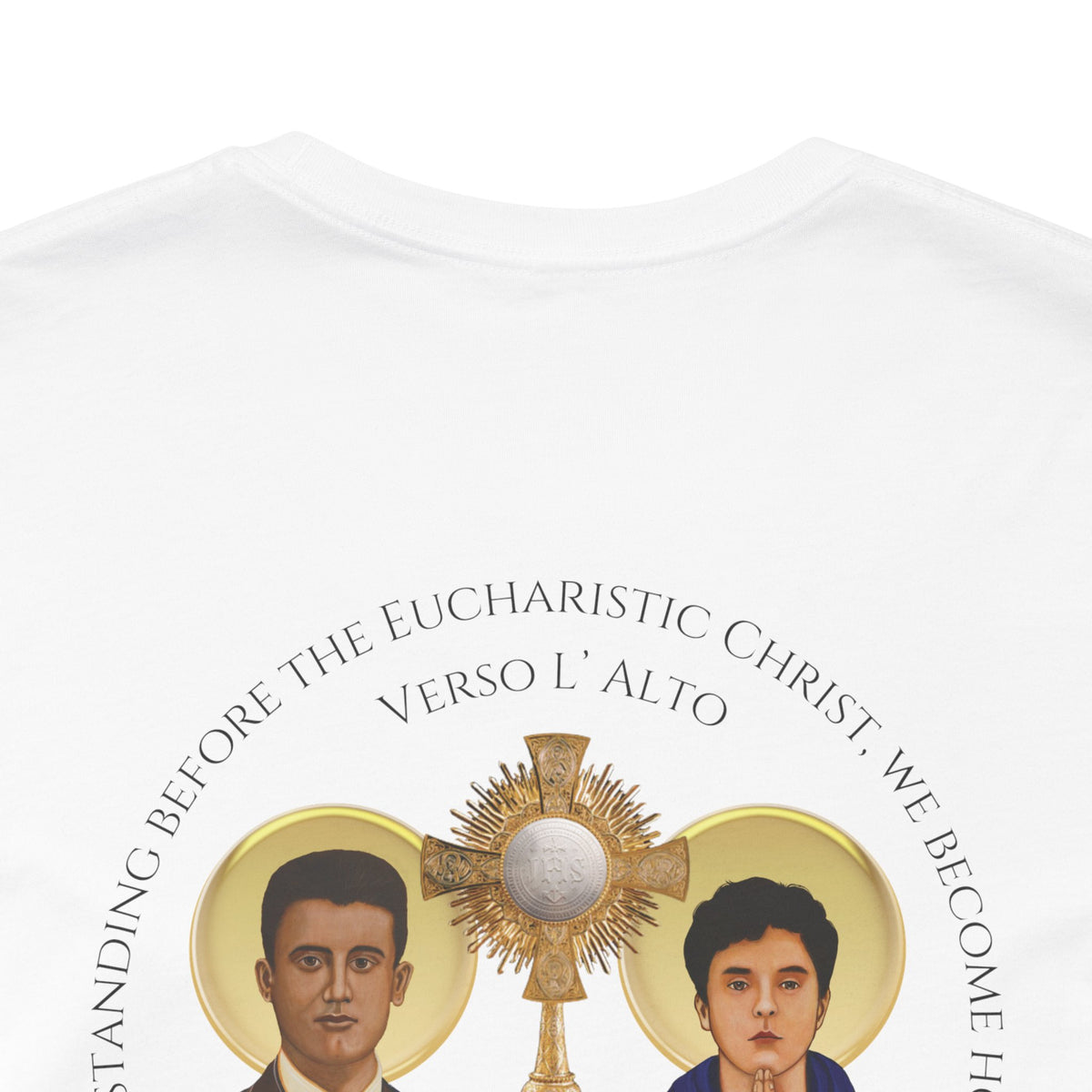 Canonization Commemoration Tee Shirt for Carlo Acutis and Pier Giorgio Frassati