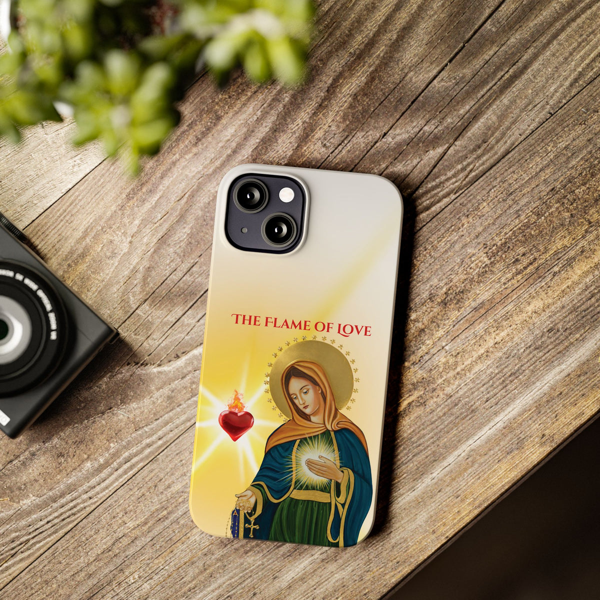 Flame of Love Slim Phone Case