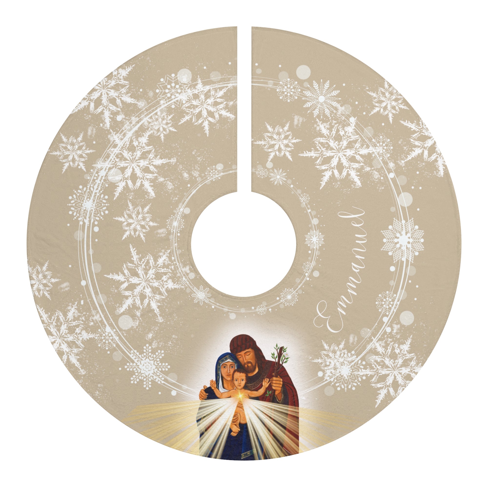 Holy Family Christmas Tree Skirts