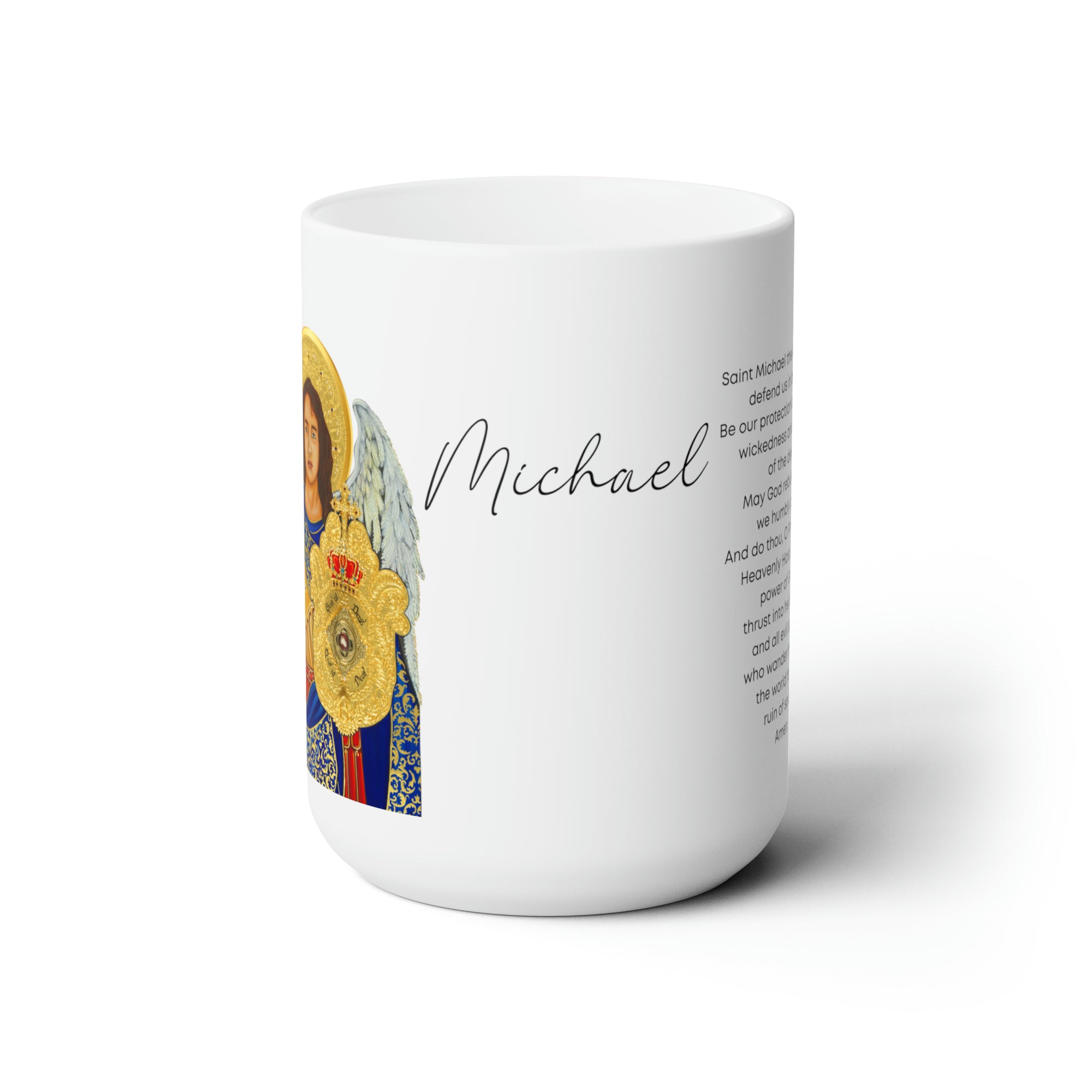 Saint Michael The Archangel Mug 15oz