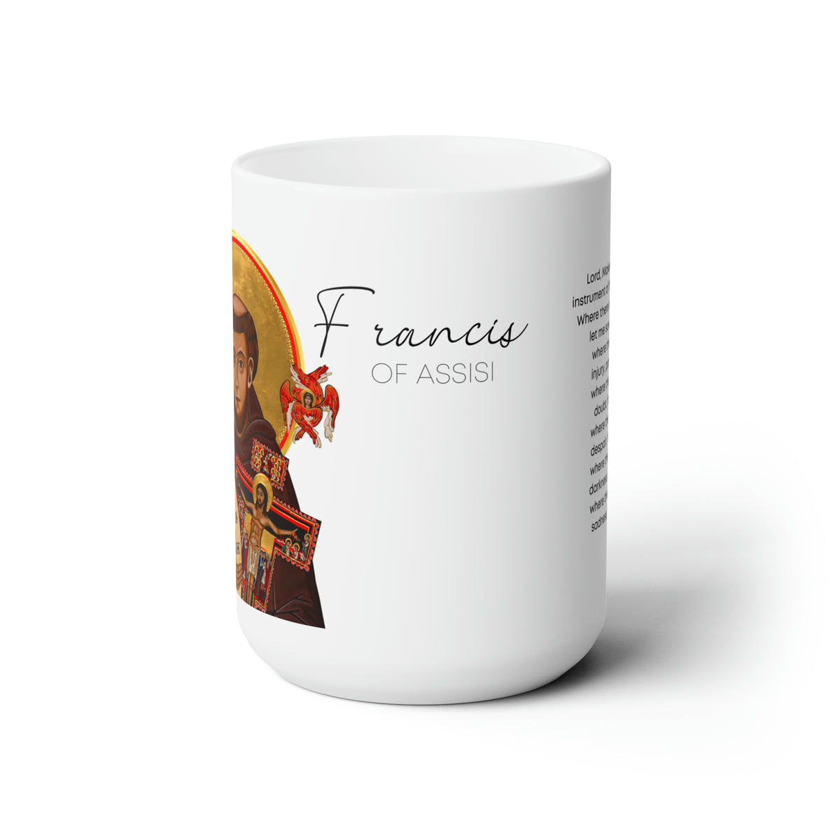 Saint Francis Prayer Mug 15oz