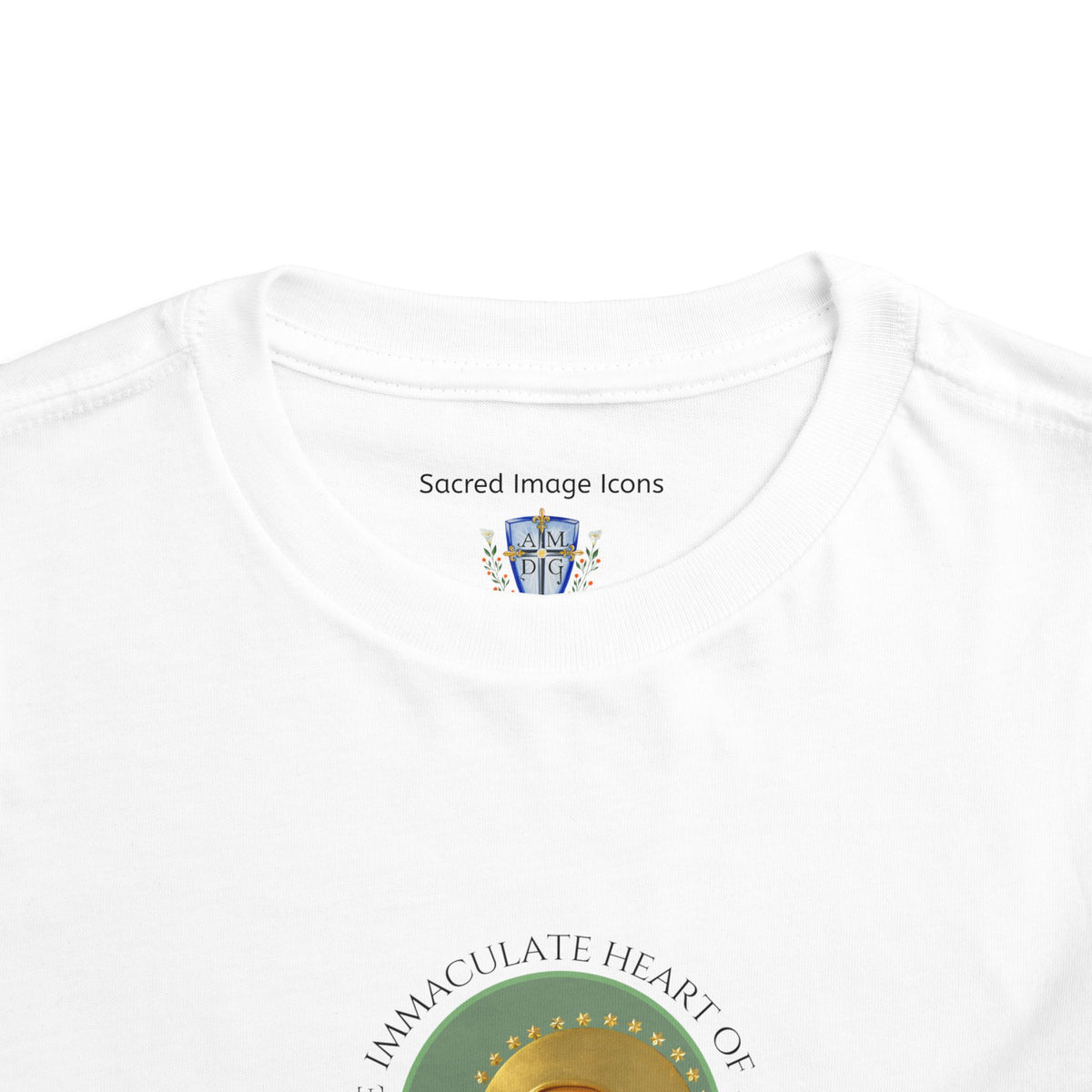 Toddler Tee Flame of Love Catholic Devotion