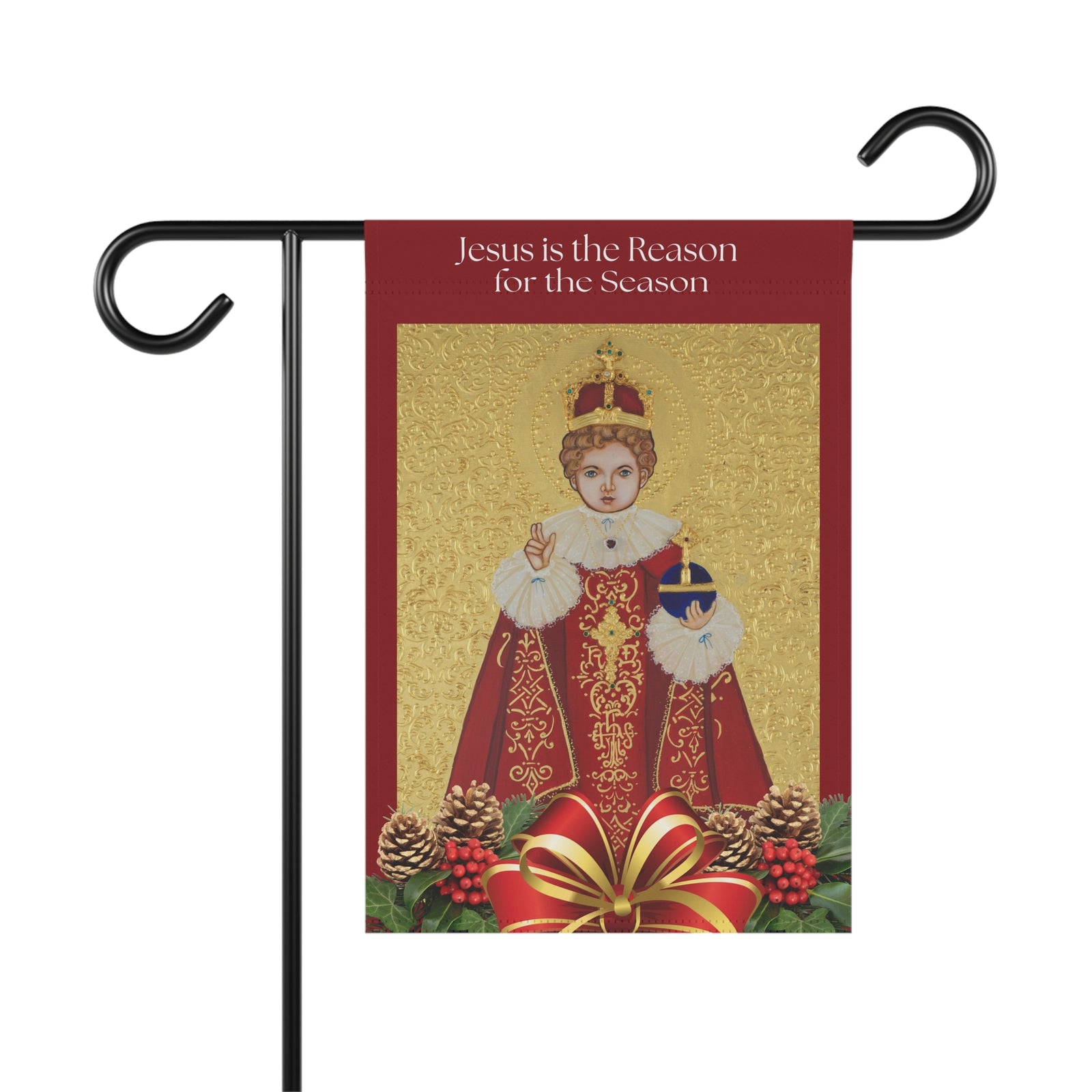Jesus is the Reason for the Season Christmas Garden Flag