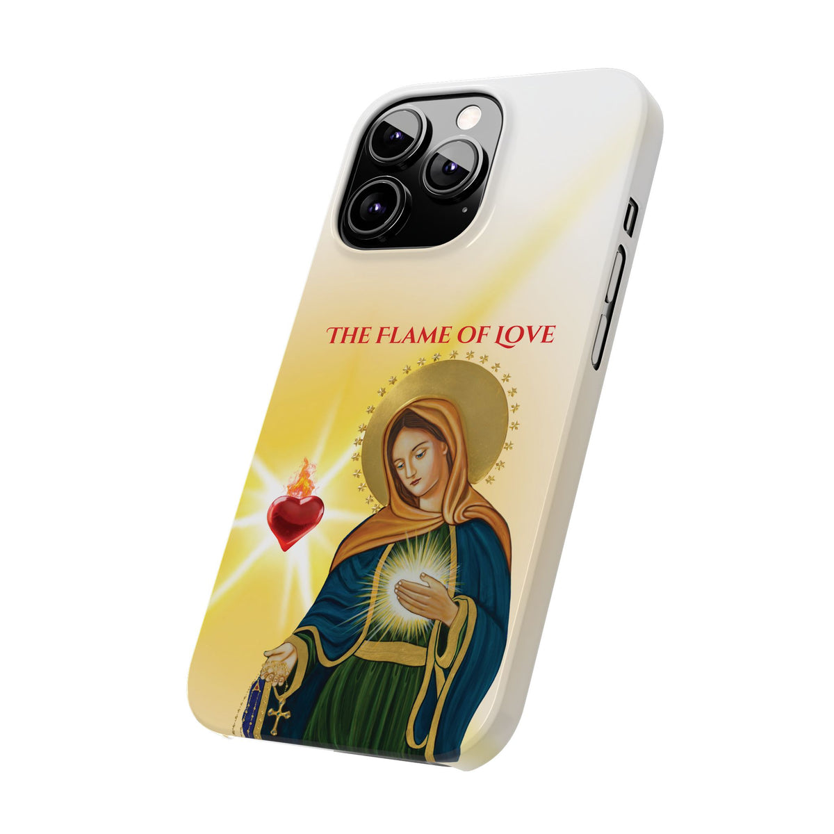 Flame of Love Slim Phone Case