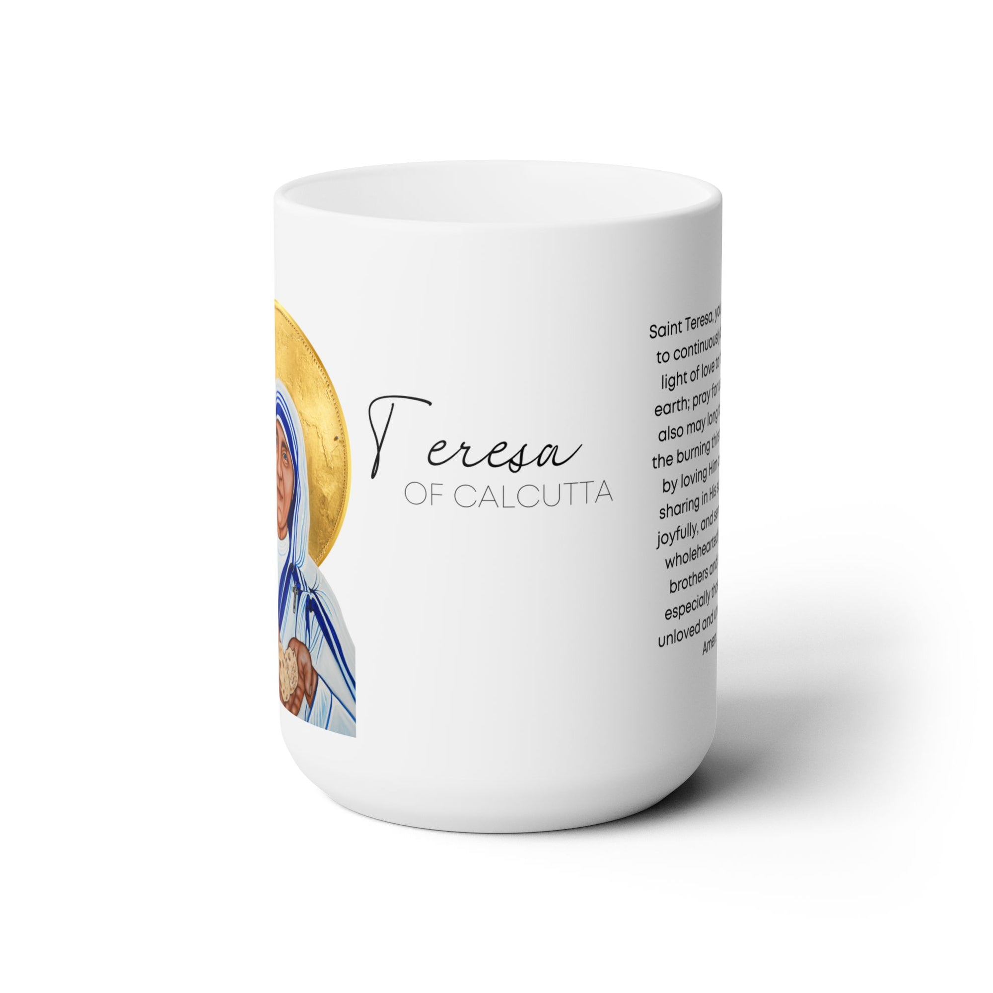 Mother Teresa Prayer Mug 15oz