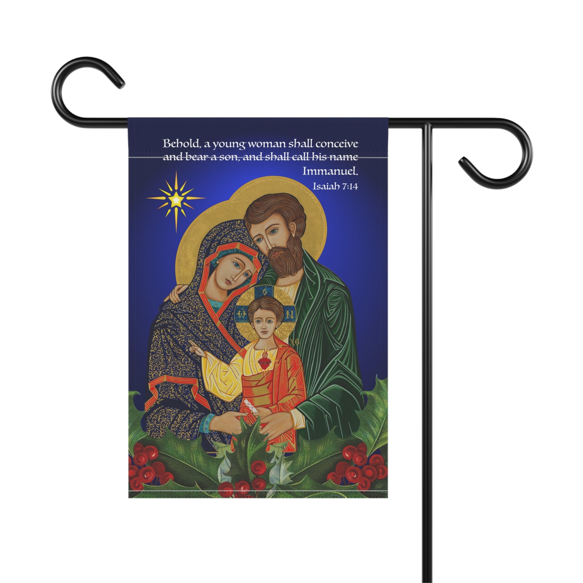 Garden Flag Holy Family Christ