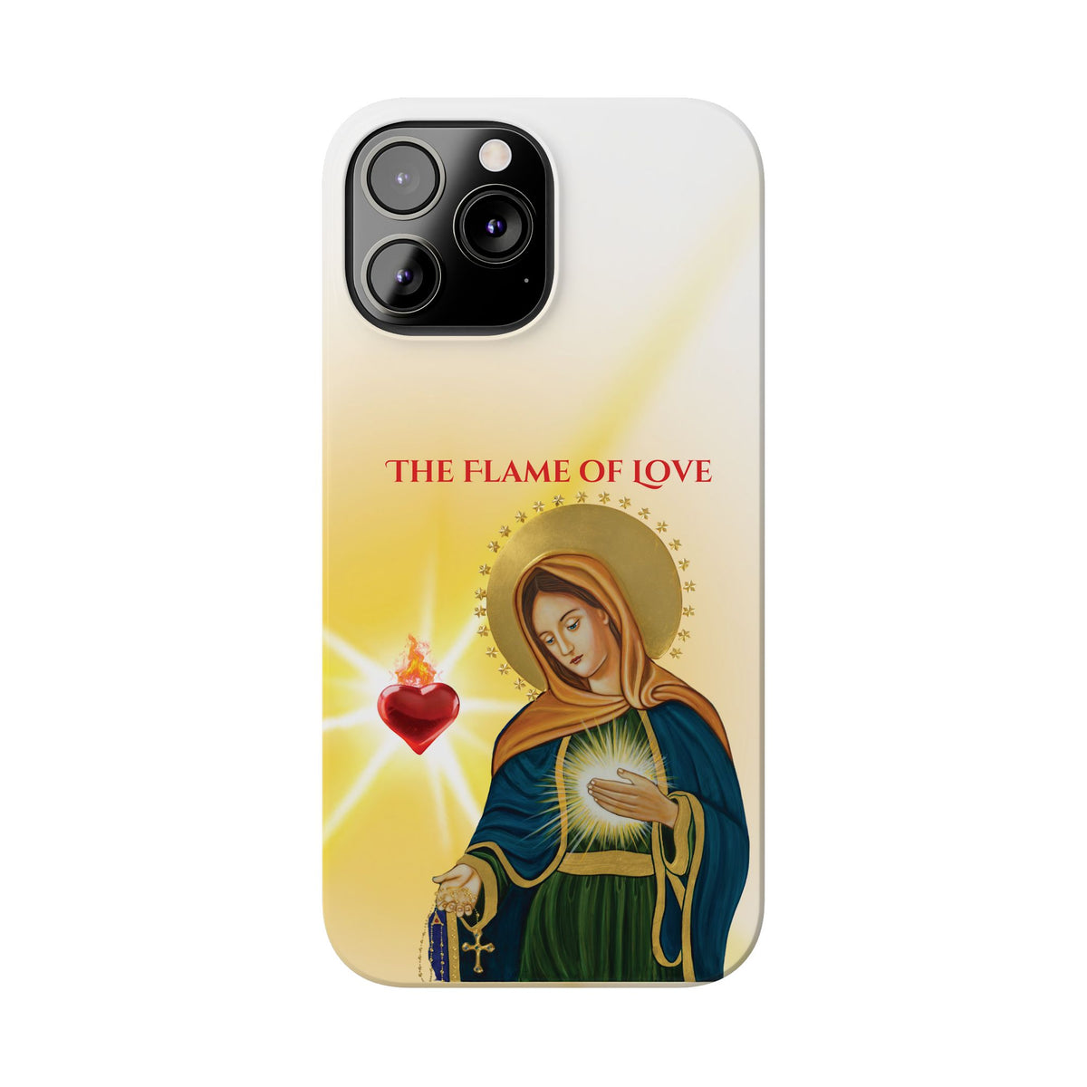 Flame of Love Slim Phone Case