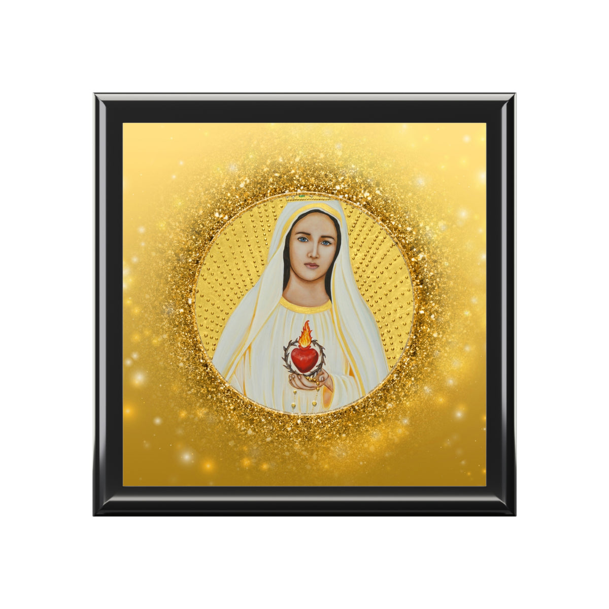 Our Lady of Fatima Jewlery/Rosary Box