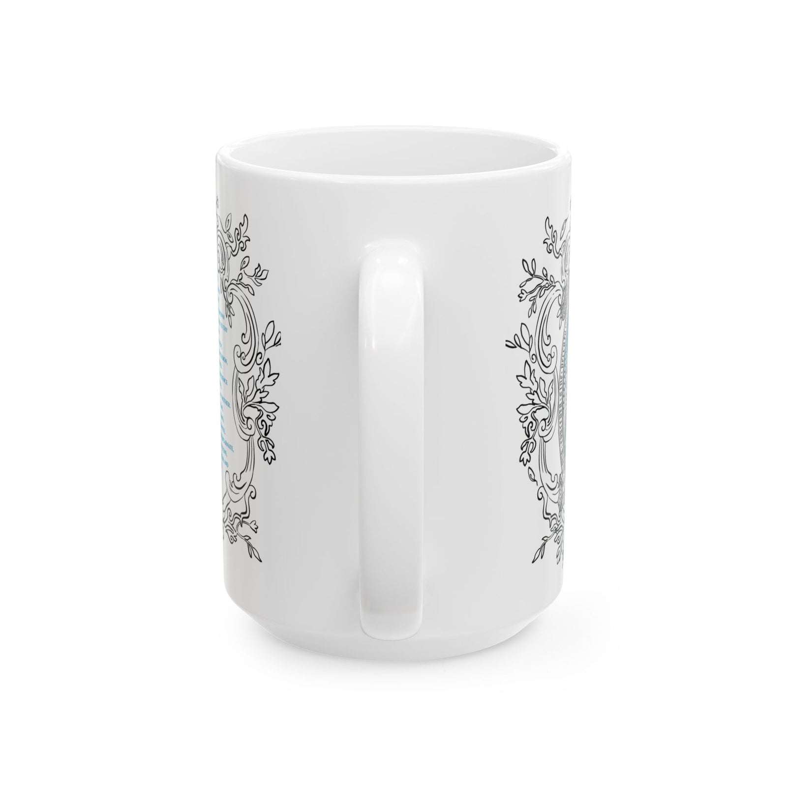 Ave Maria Ceramic Prayer Mug