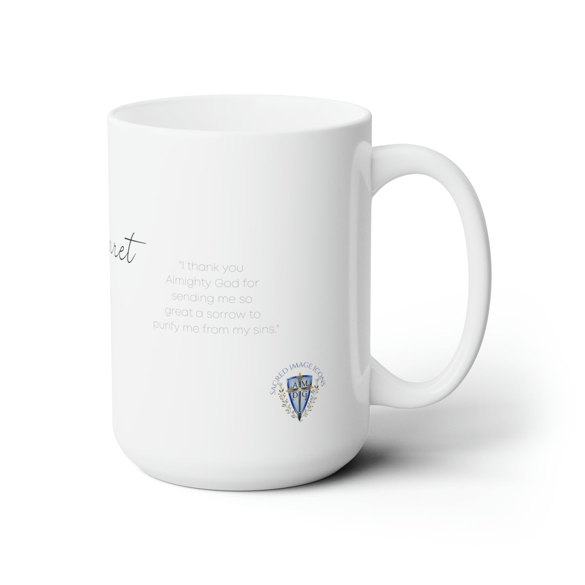 Saint Margaret of Scotland Prayer Mug 15oz