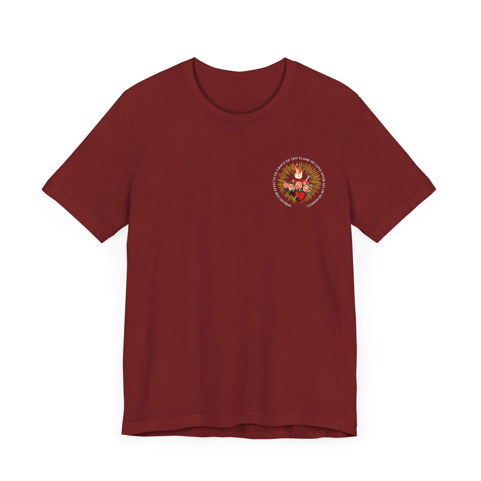 Flame of Love Tee - Devotion to the Blessed Mother - Unisex