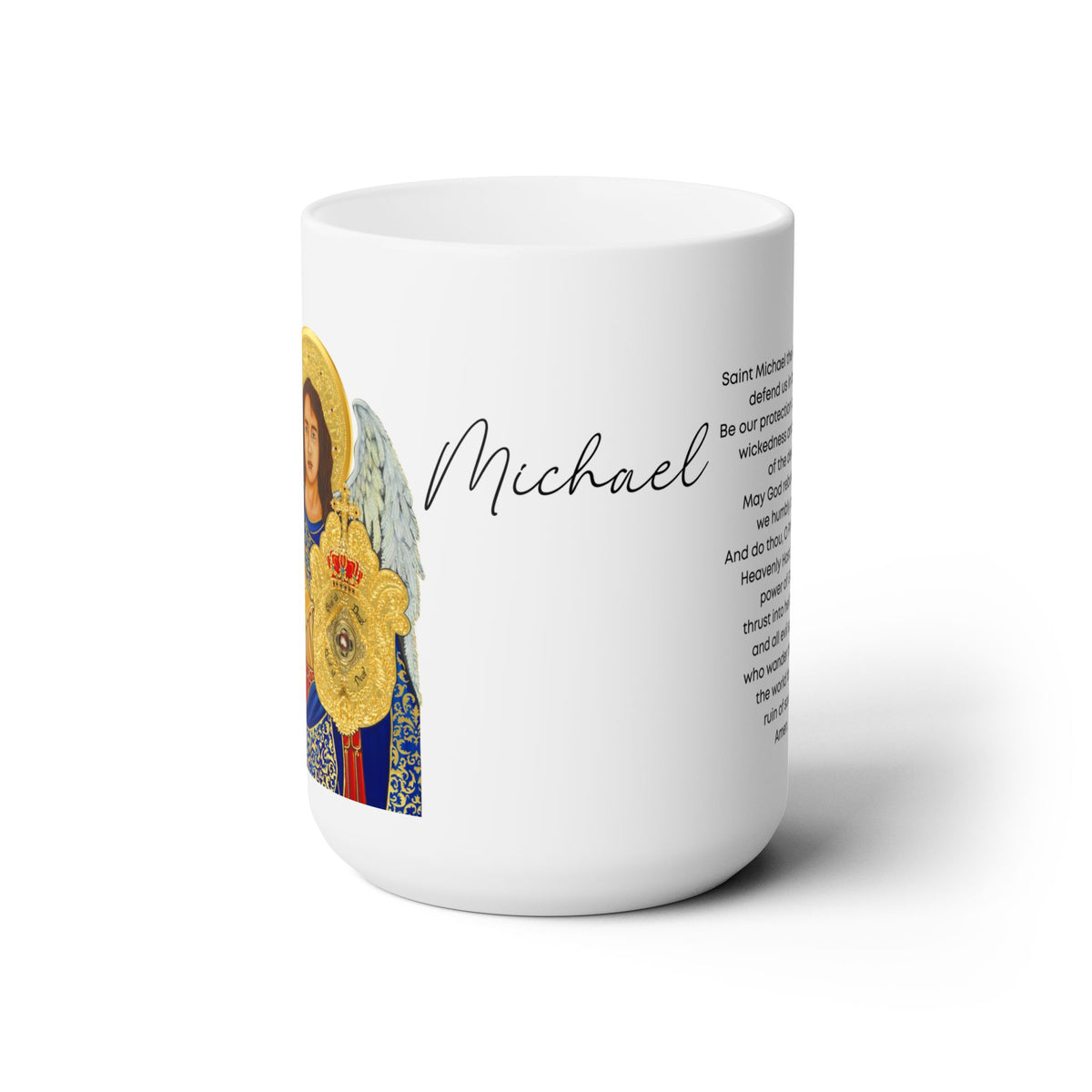 Saint Michael The Archangel Mug 15oz