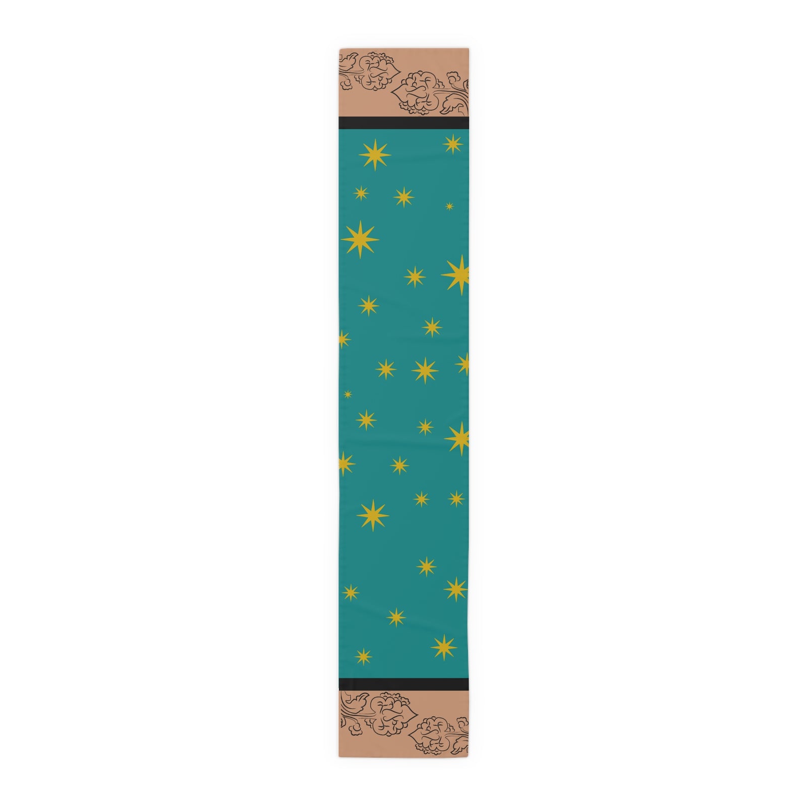 Our Lady of Guadalupe's Mantle Table Runner in Cotton Twill or Poly