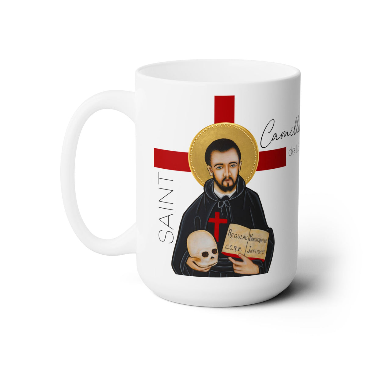 Saint Camillus de Lellis Prayer Mug 15oz