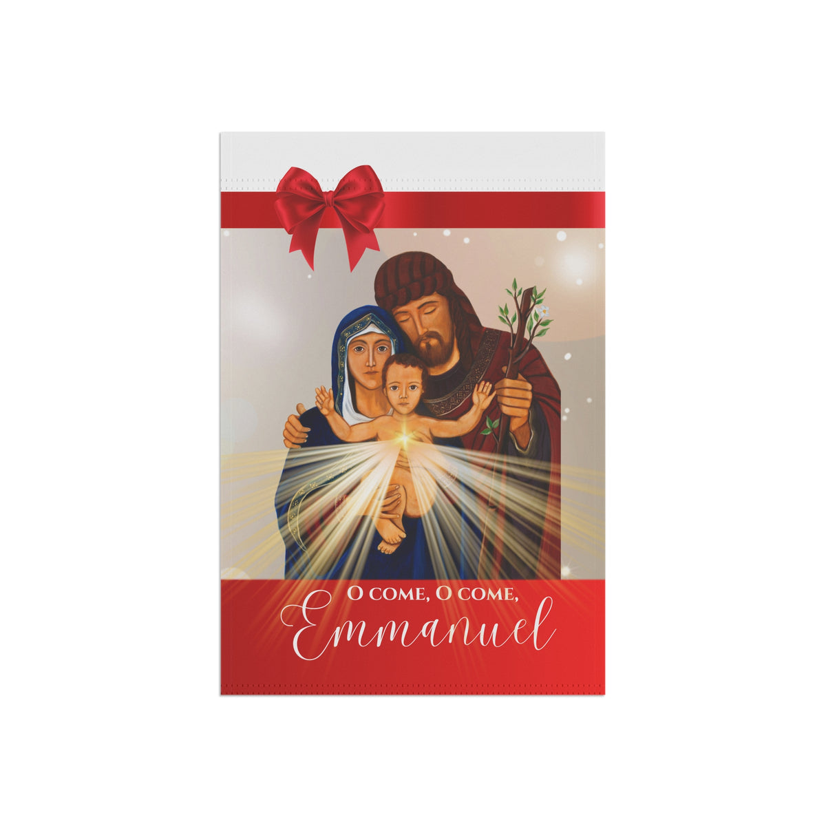 Garden Flag - Holy Family Christmas Decor