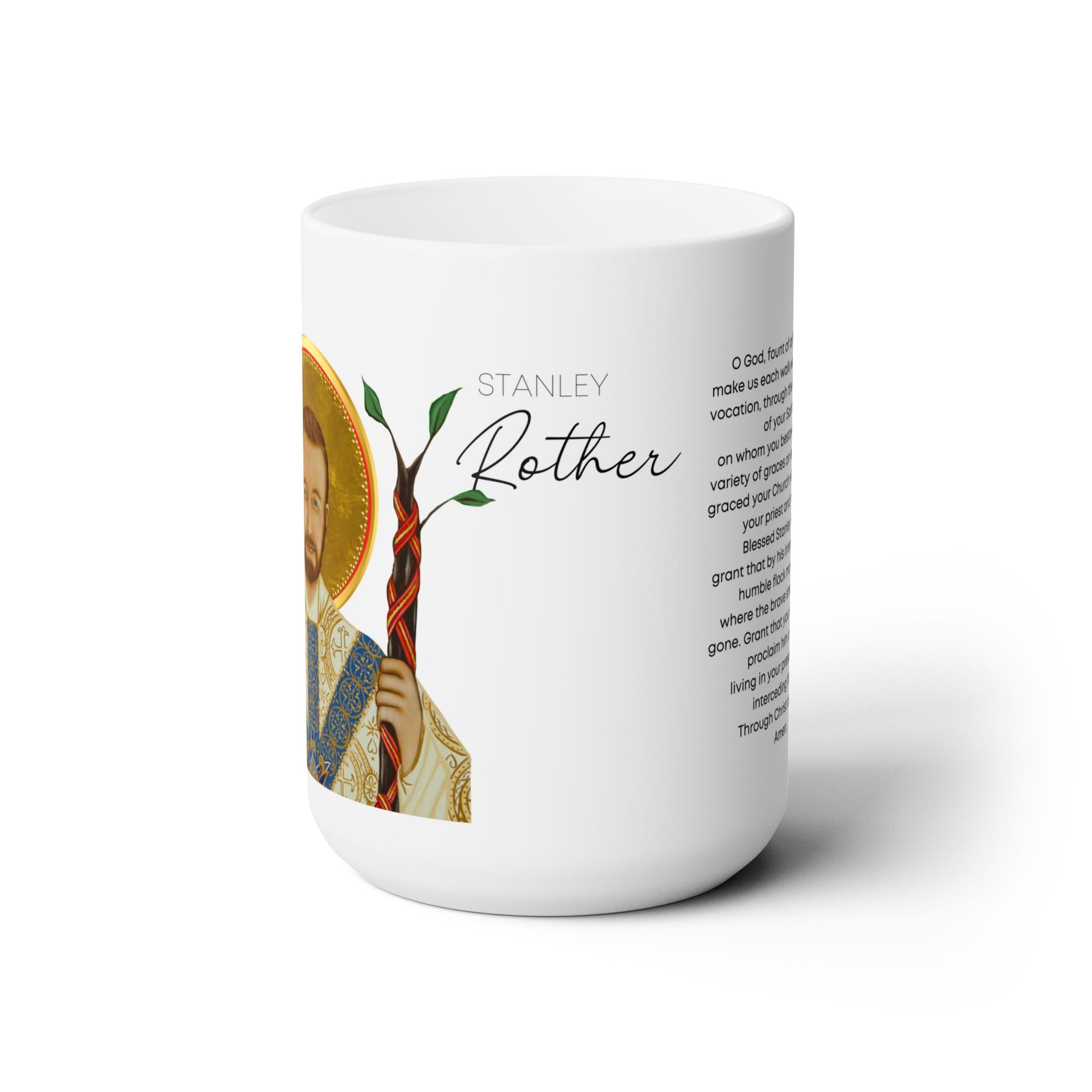 Blessed Stanley Rother Prayer Mug 15oz