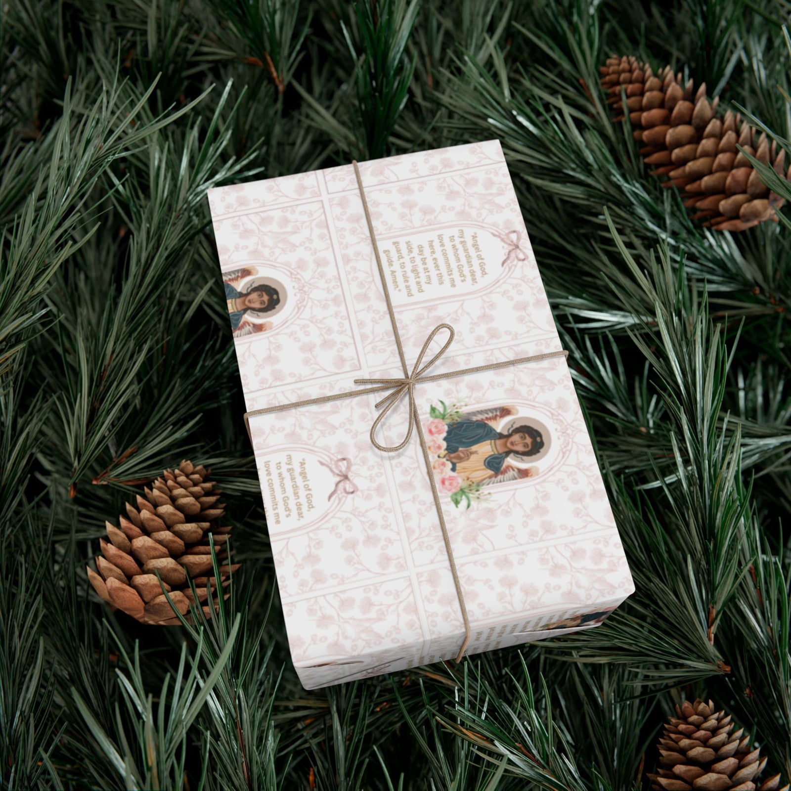 Gift Wrapping Paper - Guardian Angel Prayer - Roll