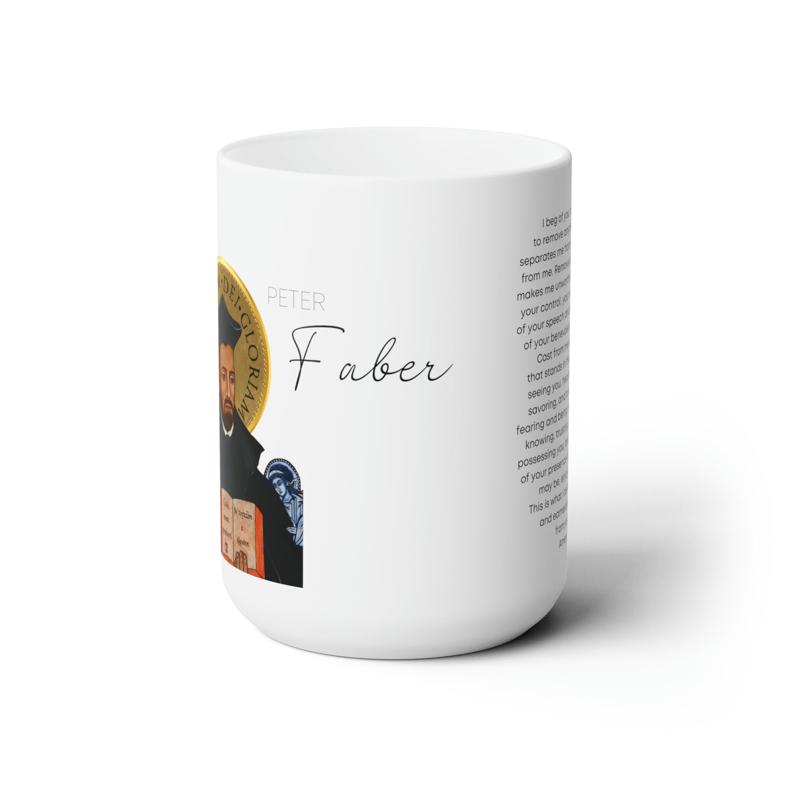 Saint Peter Faber Prayer Mug 15oz