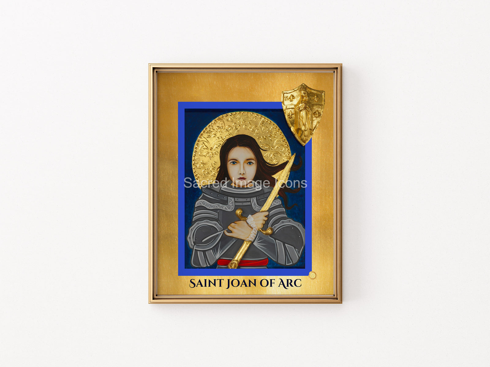 Saint Joan of Arc Icon Print 2