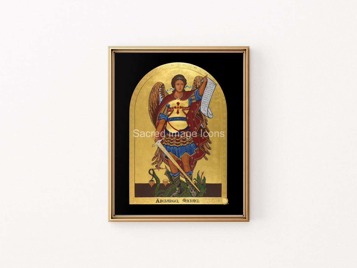 Archangel Michael 2 Icon Print